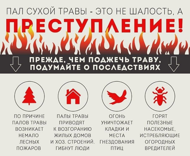 О ПРЕДУПРЕЖДЕНИИ ПАЛОВ О ПРЕДУПРЕЖДЕНИИ ПАЛОВ